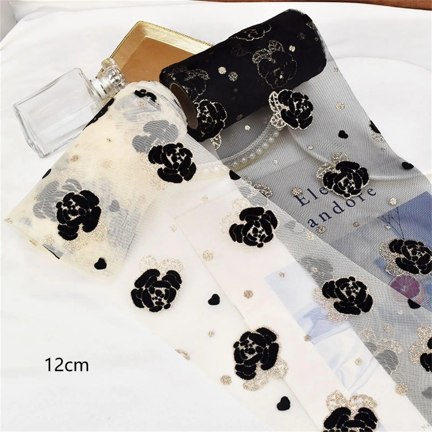 Kewgarden Flower Voile Ribbon