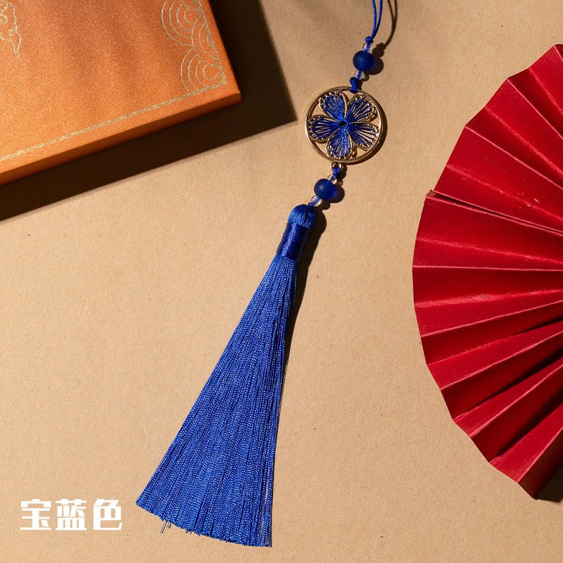 DIY Handmade Blossom Tassel Pendant Chinese Style