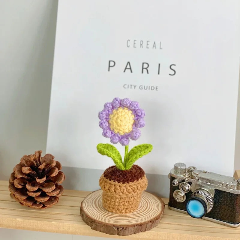 Timeless Blooms Hand-Knitted Flower