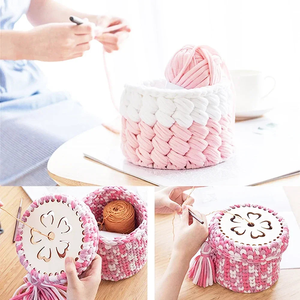 Natural Wooden Basket Bottom